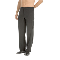 *PANTALON LARGO CON BOLSILLOS MD. 8105 NEGRO T-P                           