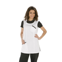 *CHAQUETILLA S/MANGA BOLSILLO MD. 8130 BLANCO T-M                          