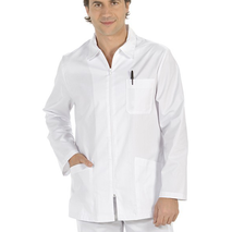 *CHAQUETA UNISEX CREMALLERA MD. 8230 BLANCA T-SG                           