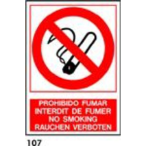 PROHIBIDO FUMAR A4 Y A3